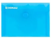 Teczki i skoroszyty - Biella Teczka kopertowa DONAU na zatrzask transparentna niebieska A7 DN819-1 - miniaturka - grafika 1