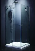 Kabiny prysznicowe - Durasan Livorno Due Square ND80 A704 80x80 szkło transparentne EasyClean LIVORNO_ND80_A704 - miniaturka - grafika 1