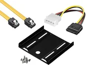 Akcesoria do komputerów stacjonarnych - baytronic Zestaw do montażu  ramką montażową dla dysków twardych 2,5"/SSD działa na szynach 3,5" adapter Mounting Frame uchwyt 203805 - miniaturka - grafika 1