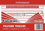 Druki akcydensowe - Typograf Polecenie przelewu/wpłata gotów. IV odc. 01133 - miniaturka - grafika 1