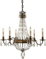 Lampy sufitowe - Elstead Lighting Lampa wisząca BELLINI kol. ANTYCZNY BRĄZ (FE/BELLINI/6) - Feiss- - miniaturka - grafika 1