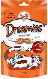 Dreamies z kurczakiem 180g - Suplementy i witaminy dla kotów - miniaturka - grafika 2