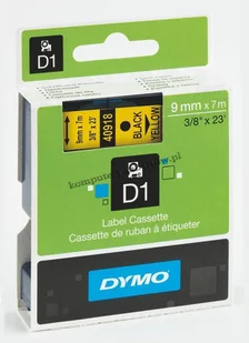 Dymo ETYKIETA D1 9MMX7M CZARNY/ŻÓŁTY S0720730 - Etykiety do drukarek - miniaturka - grafika 4