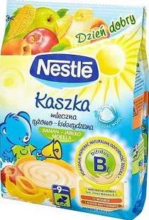 Nestle kaszka mleczna ryżowo-kukurydziana banan-jabłko-morela - Kaszki dla dzieci - miniaturka - grafika 2