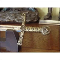 WŁOCHY WYJĄTKOWY NOŻYK DO LISTÓW MIECZ RYSZARDA LWIE SERCE - Repliki - broń - miniaturka - grafika 2