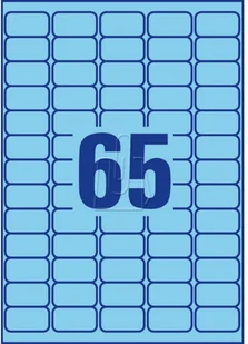 Avery Etykiety usuwalne kolorowe Zweckform; A4, 20 ark./op., 38,1 x 21,2 mm, niebieskie /L4791-20/ ZW485-1 - Etykiety do drukarek - miniaturka - grafika 4