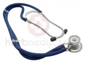 Urządzenia medyczne - Litte Doctor Stetoskop Dwugłowicowy Rappaport, podwójna membrana, dł. 55 cm - miniaturka - grafika 1
