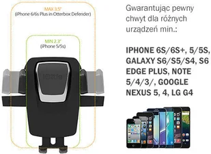 iOTTIE Uchwyt samochodowy Easy One Touch 3 Mount uniwersalny na telefon HLCRIO120 - Uchwyty samochodowe do telefonów - miniaturka - grafika 3