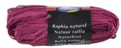 Zabawki kreatywne - MAILDOR Rafia naturalna 50 g różowa - MAILDOR - miniaturka - grafika 1