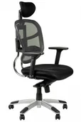 Fotele i krzesła biurowe - FOTEL BIUROWY GABINETOWY HN-5018/SZARY KRZESŁO - miniaturka - grafika 1