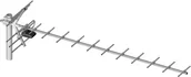 Anteny TV - Libox ANTENA TV KIERUNKOWA 19 ELEMENTÓW 21-69 SYMETRYZATOR DVB-T 19ELEMENTOWA - miniaturka - grafika 1