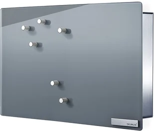 Blomus Magnetyczna skrzynka na klucze Velio pozioma szara B65365 - Gadżety do domu - miniaturka - grafika 4