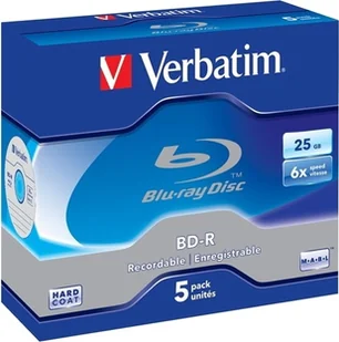 Verbatim BD-R BLU-RAY 25GB 6x Pudełko 43715 VBRB6 - Nośniki danych - miniaturka - grafika 2