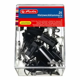 Herlitz KLIPY BIUROWE 32MM - Spinacze i klipsy do papieru - miniaturka - grafika 2