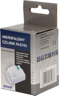 Orno Mikrofalowy czujnik ruchu, mini OR-CR-216 - Oprawy, klosze i abażury - miniaturka - grafika 2