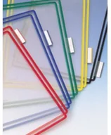 Akcesoria do projektorów - TARIFOLD PANEL PREZENTACYJNY A4 10SZT. OTWARCIE Z GÓRY MIX KOLORÓW - miniaturka - grafika 1