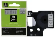 Dodatki do drukarek i skanerów - DYMO RHINO Aimotech Taśma zamiennik do 6mm/7m srebrna czarny nadruk D1 43622 A43622 - miniaturka - grafika 1