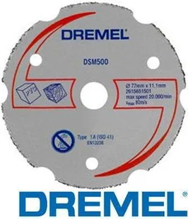 Dremel Tarcza tnąca uniwersalna węglikowa do DSM20 - DSM500 2615S500JA - Materiały ścierne - miniaturka - grafika 2