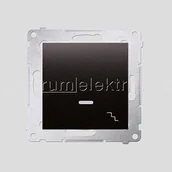 Wyłączniki światła i elektryczne - Kontakt Simon KONTAKT - SIMON S.A. 54 Łącznik schodowy Z PODŚWIETLENIEM LED (MOD - miniaturka - grafika 1