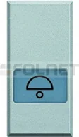 Wyłączniki światła i elektryczne - Bticino Klawisz z podświetlanym symbolem dzwonek AXIAL 1 mod - Btcino Axolute HS - miniaturka - grafika 1