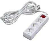 Listwy zasilające - DPM 3 gniazda z uziemieniem 1.5m - miniaturka - grafika 1