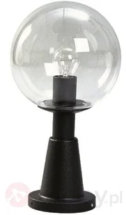 Albert Leuchten Lampa na cokół czarna z kryształem - Lampy ogrodowe - miniaturka - grafika 3