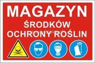 Tablice BHP - ANRO Magazyn środków ochrony roślin - miniaturka - grafika 1