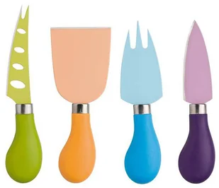 Zassenhaus ZS-071139 - Zestaw sztućców 4 kolorowych sztućców do sera - Zestawy sztućców - miniaturka - grafika 3