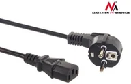 Kable - Maclean Kabel zasilający 3m wtyk EU MCTV-692 - miniaturka - grafika 1