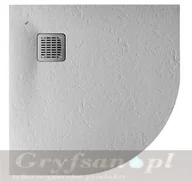 Brodziki prysznicowe - Roca Terran 90x90 czarny AP1053843840140 - miniaturka - grafika 1