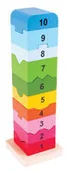 Zabawki interaktywne dla dzieci - Bigjigs Toys Wieża z Liczbami Ltd - miniaturka - grafika 1