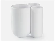 Kubki na szczoteczki do zębów - Umbra Stojak na szczoteczki Touch biały 023271-660 - miniaturka - grafika 1