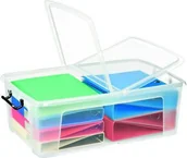 Pojemniki biurowe - Cep Pojemnik biurowy 50 l SMARTBOX transparentny - N2552 NB-5608 - miniaturka - grafika 1