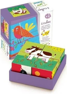 Djeco Klocki domki, farma 01900 - Klocki - miniaturka - grafika 2