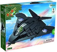 Klocki - Banbao 8704 Armia Szpiegowski samolot F-117 - miniaturka - grafika 1