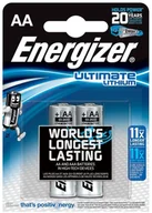 Baterie i akcesoria - Energizer Bateria Ultimate Lithium, AA, L91, 1,5V, 2szt. 7638900262636 - miniaturka - grafika 1