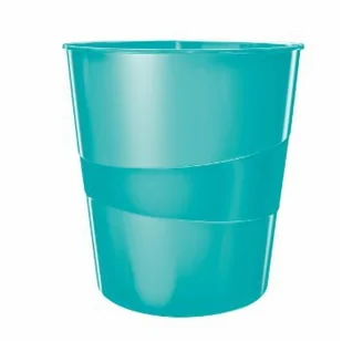 Leitz KOSZ NA ŚMIECI 15L WOW, LODOWY NIEBIESKI - Kosze biurowe - miniaturka - grafika 3
