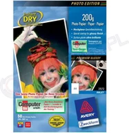 Papier do drukarek - Avery powlekany wysokobłyszczący A4 20 200g 2572 - miniaturka - grafika 1