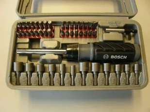 Bosch Komplet bitów z wkrętakiem 46 części Robust - Zestawy narzędziowe - miniaturka - grafika 8