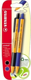 Stabilo Długopis Pointball 2szt B-43714-10 - Przybory szkolne Stabilo Długopis Pointball 2szt B-43714-10 - Przybory szkolne - miniaturka - grafika 1