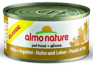 Almo Nature Kurczak i wątróbka puszka 70g - Mokra karma dla kotów - miniaturka - grafika 4