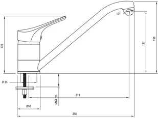 Deante Joko BOJ 060M - Baterie kuchenne - miniaturka - grafika 2