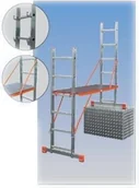 Rusztowania - Krause Rusztowanie drabinowe 2x6 VarioTop Atest - miniaturka - grafika 1