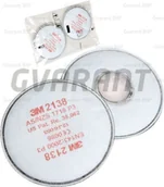 Okulary ochronne - 3M FILTR PRZECIWPYŁOWY DO MASEK I PÓŁMASEK 2138 kat_15 - miniaturka - grafika 1