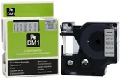 Dodatki do drukarek i skanerów - DYMO RHINO Aimotech Taśma zamiennik do 19mm/7m srebrna czarny nadruk D1 45812 A45812 - miniaturka - grafika 1