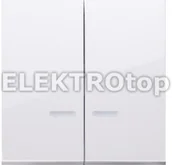 Wyłączniki światła i elektryczne - Kontakt Simon DKW5L/11 Klawisze z oczkiem do łączników/przycisków podwójnych z p - miniaturka - grafika 1