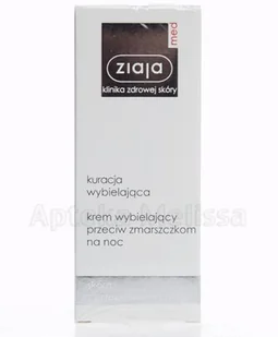 Ziaja MED Kuracja Krem wybielający na noc 50ml - Kremy do twarzy - miniaturka - grafika 2