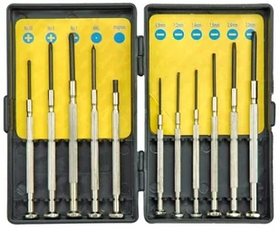 VOREL wkrętaki precyzyjne PŁ 0,9-3mm PH00 PH0 PH1 11szt. 64330 - Śrubokręty - miniaturka - grafika 3