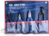 Kombinerki i obcęgi - KING TONY Zestaw szczypce uniwersalnych 42124GP - miniaturka - grafika 1