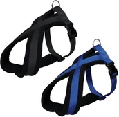 Szelki dla psów - Trixie Uprząż z polarową wyściółką 50-80cm/25mm NIEBIESKA TX-20402 - miniaturka - grafika 1